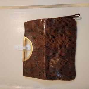 Elegant Brown Clutch Bag